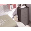 Lit enfant fille PERSONNALISABLE avec lit gigogne F311 - GLICERIO