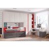 Lit 1 place avec rangement PERSONNALISABLE F030 - GLICERIO