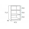 Lit 1 place avec rangement PERSONNALISABLE F030 - GLICERIO