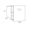 Lit jumeaux en angle PERSONNALISABLE F307 - GLICERIO