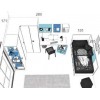 Lit avec tiroirs de rangement PERSONNALISABLE F101 - GLICERIO