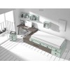 Chambre pour fille avec lit gigogne PERSONNALISABLE F305 - GLICERIO