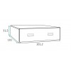 Chambre pour enfant PERSONNALISABLE avec lit gigogne F301 - GLICERIO