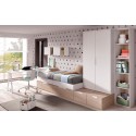 Chambre pour garcon avec bureau style architecte PERSONNALISABLE F306 - GLICERIO