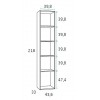 Chambre pour enfant PERSONNALISABLE avec lit gigogne F301 - GLICERIO