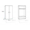 Chambre pour enfant PERSONNALISABLE avec lit gigogne F301 - GLICERIO