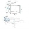 Chambre pour enfant PERSONNALISABLE avec lit gigogne F301 - GLICERIO