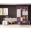 Bibliothèque meuble et bureau PERSONNALISABLES F410 - GLICERIO
