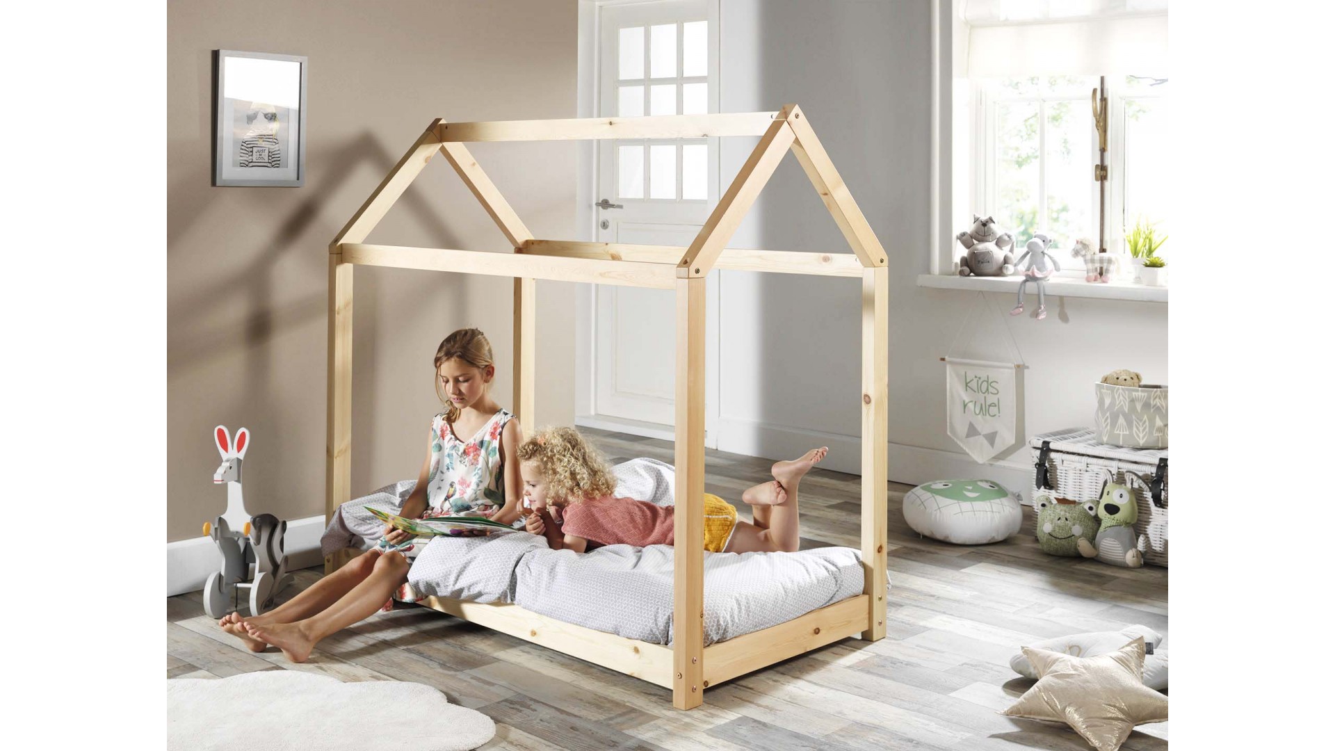 Lit cabane enfant ELEA 70x140 cm - SONUIT