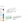 Chambre enfant originale composition L104 avec lit 3 coffres - GLICERIO