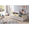 Lit simple transformable en double GABRIEL couchage 90x200 / 180x200 cm - SONUIT