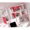 Lit avec rangement intégré et armoire PERSONNALISABLE F108 - GLICERIO