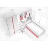 Lit avec rangement intégré et armoire PERSONNALISABLE F108 - GLICERIO