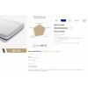 Lit japonais futon "couchage 140 x 190" + 1 chevet PERSONNALISABLE - GLICERIO