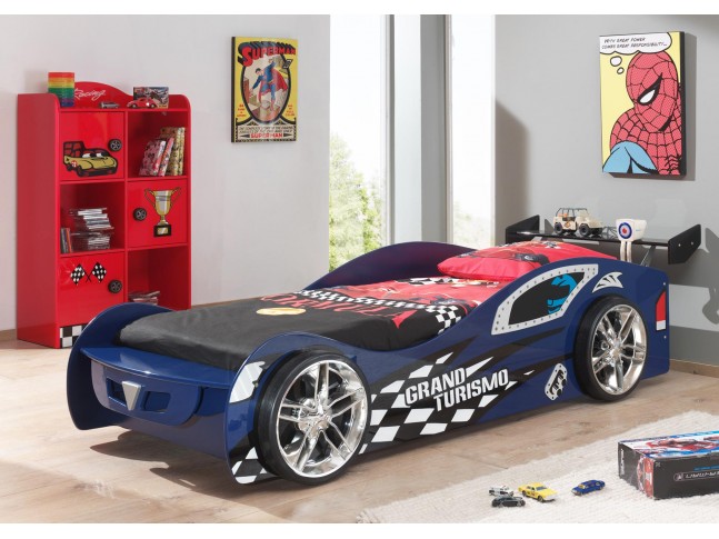 Lit enfant forme voiture de course SLEEP CAR pas cher 