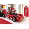 Lit voiture garcon Racing rouge couchage 90 x 200 cm - SONUIT