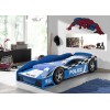 Lit voiture bleu de police junior couchage 70 x 140 cm - SONUIT