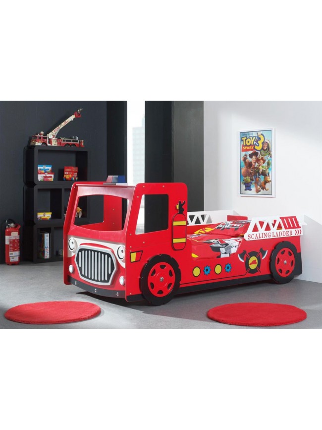 Lit pompier enfant version camion - SO NUIT