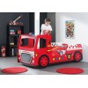 Lit pompier enfant rouge FireFighter avec couchage 90 x 200 cm - SONUIT