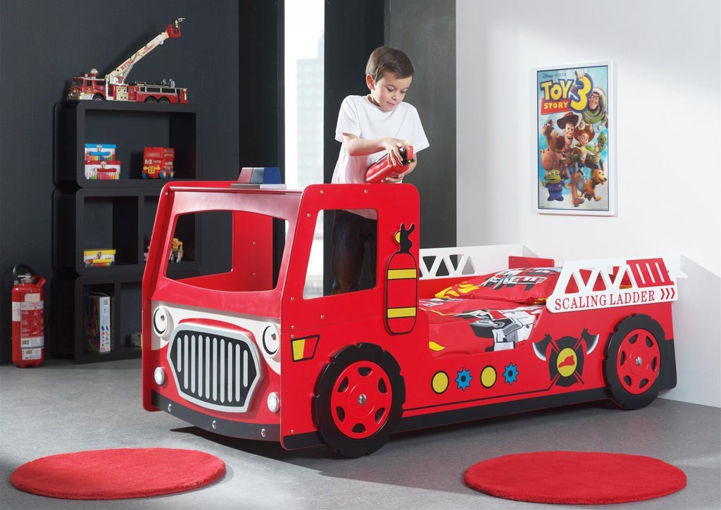 Lit pompier enfant version camion - SO NUIT