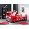 Lit pompier enfant rouge FireFighter avec couchage 90 x 200 cm - SONUIT