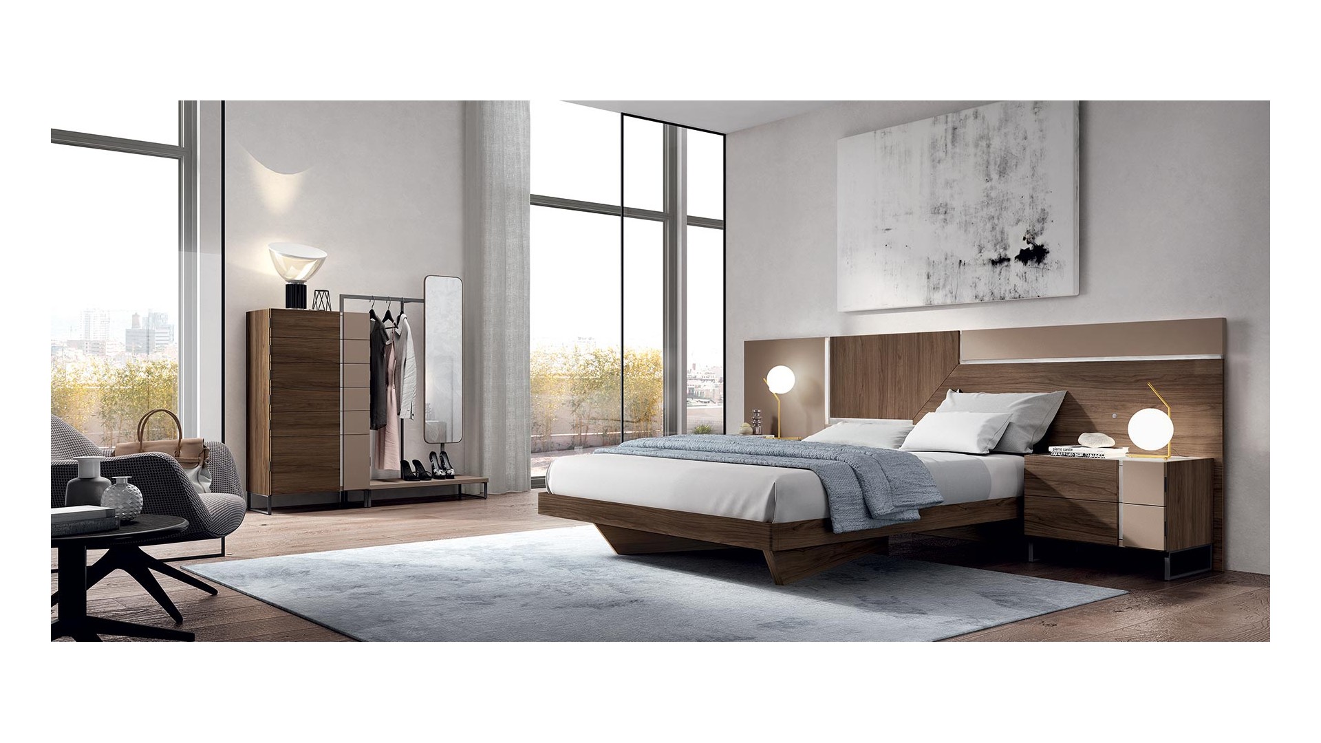 Chambre complète adulte  PERSONNALISABLE COSMO 1 - GLICERIO