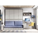 Lit escamotable canapé PERSONNALISABLE F604 - GLICERIO