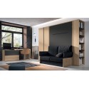 Lit escamotable canapé couchage double PERSONNALISABLE 046 - GLICERIO