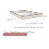 Chambre à coucher adulte PERSONNALISABLE COSMO 3 - GLICERIO