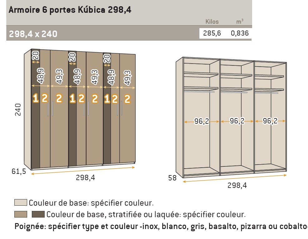 Armoire angle dressing surmesure personnalisable - GLICERIO - SO NUIT