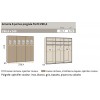 Armoire dressing 6 portes battantes PERSONNALISABLE COSMO50 - GLICERIO