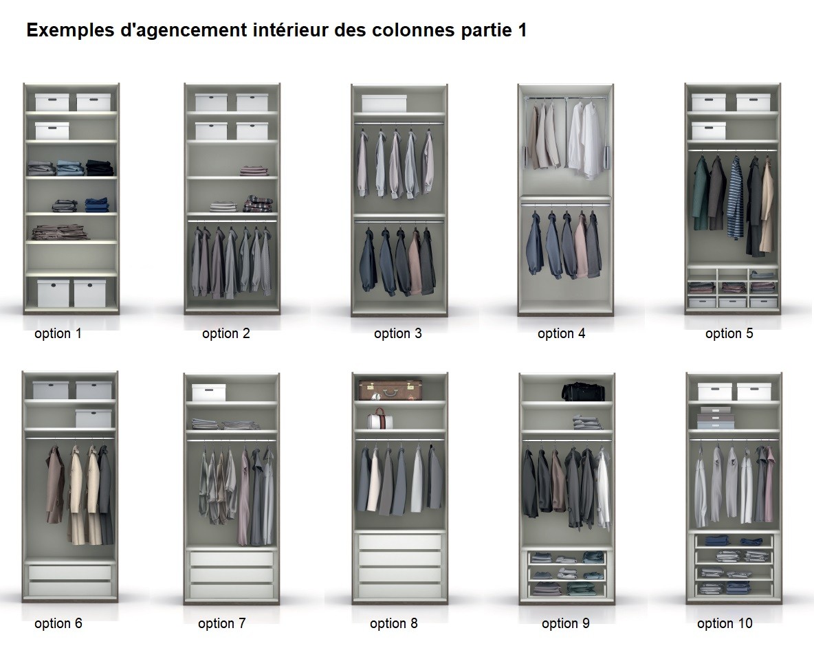 Armoire Dressing avec emplacement TV