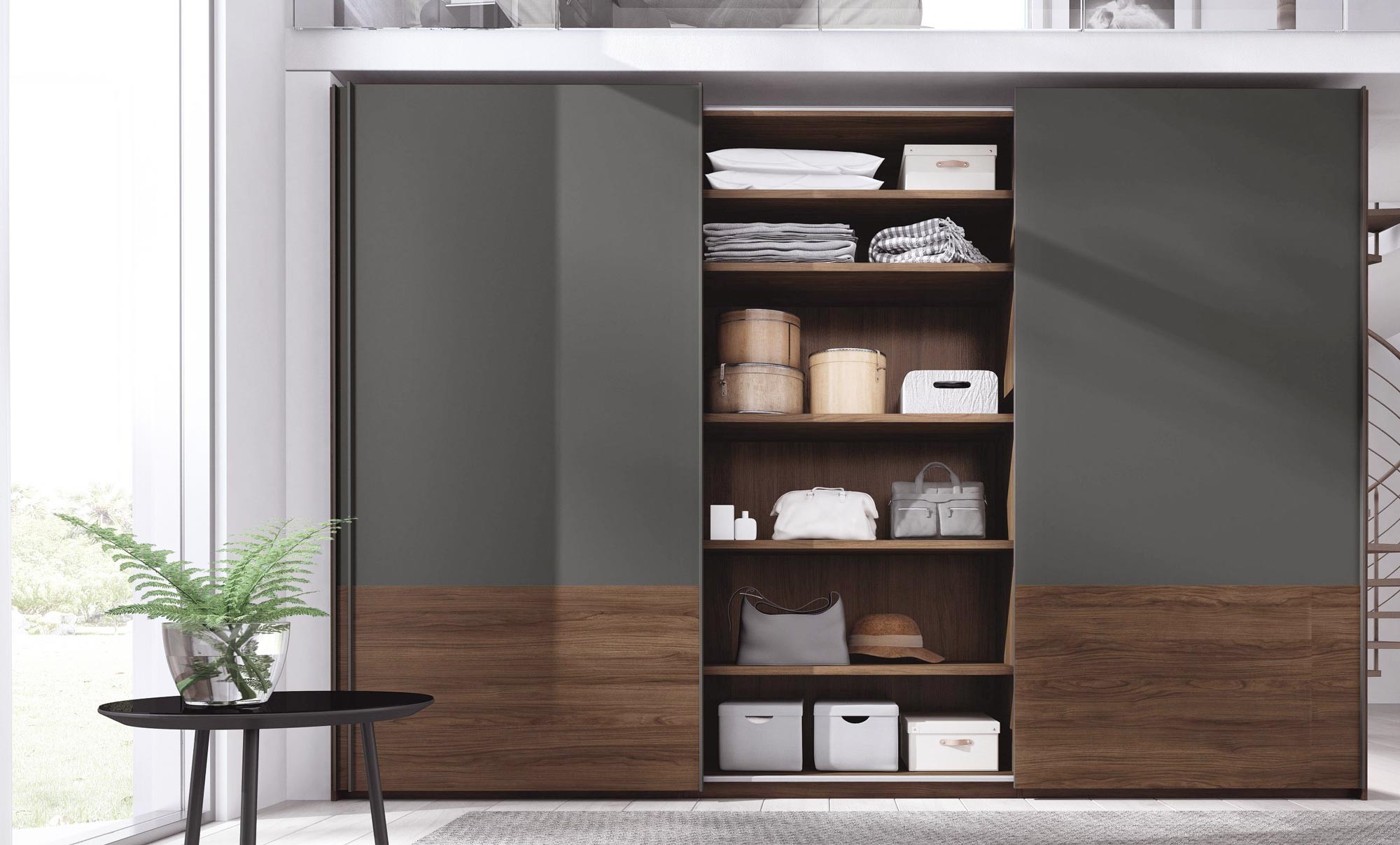 Armoire dressing sur mesure personnalisable - GLICERIO - SO NUIT