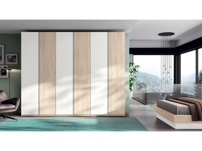 Armoire dressing 6 portes battantes PERSONNALISABLE COSMO60 - GLICERIO