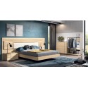 Chambre à coucher adulte complète PERSONNALISABLE COSMO 06 - GLICERIO