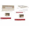 Lit adulte avec rangement PERSONNALISABLE COSMO 07 - GLICERIO