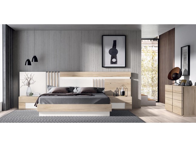 Chambre adulte moderne PERSONNALISABLE COSMO 08 - GLICERIO