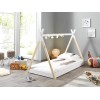 Lit cabane enfant TIPI avec tissus 90x200 cm - SONUIT