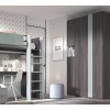 Lit mezzanine avec bureau et armoire F205 - GLICERIO EVOLUTION