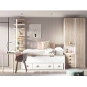 Chambre enfant avec lit gigogne PERSONNALISABLE F004 - GLICERIO EVOLUTION