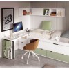 Chambre enfant avec lit gigogne PERSONNALISABLE F006 - GLICERIO EVOLUTION