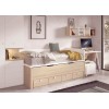 Chambre enfant avec lit gigogne PERSONNALISABLE F011 - GLICERIO EVOLUTION