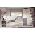 Chambre enfant avec lit gigogne PERSONNALISABLE F023 - GLICERIO EVOLUTION