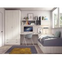 Chambre enfant avec lit gigogne PERSONNALISABLE F102 - GLICERIO EVOLUTION