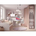 Chambre enfant avec armoire courbe F105 - GLICERIO EVOLUTION