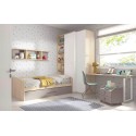 Chambre enfant avec lit gigogne F113 - GLICERIO EVOLUTION