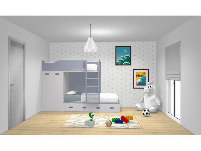 Lit superposé de 267 cm - GLICERIO EVOLUTION