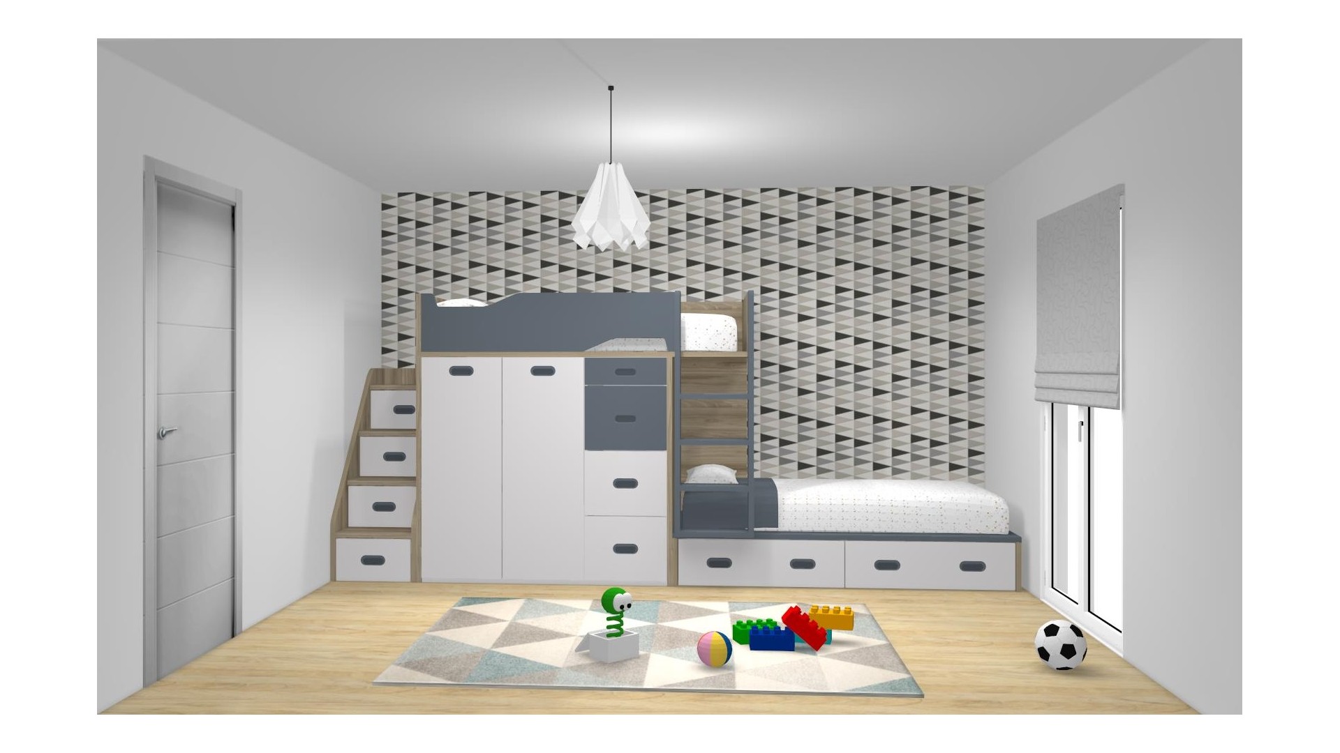 Lit superposé de 405,5 cm - GLICERIO EVOLUTION