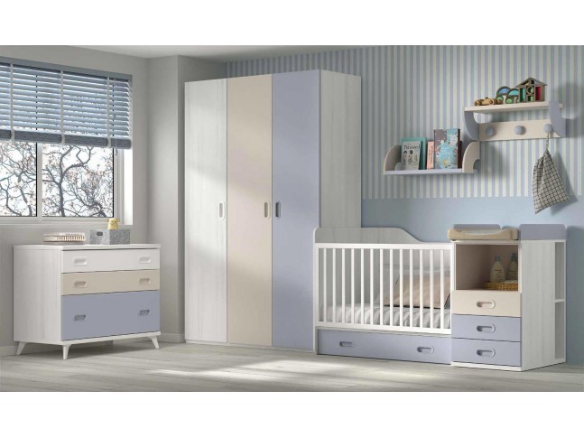 Lit évolutif - K350-1418 - ALONDRA - simple / contemporain / pour fille