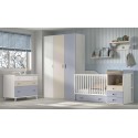 Chambre bébé évolutive avec rangement PERSONNALISABLE F312 - GLICERIO